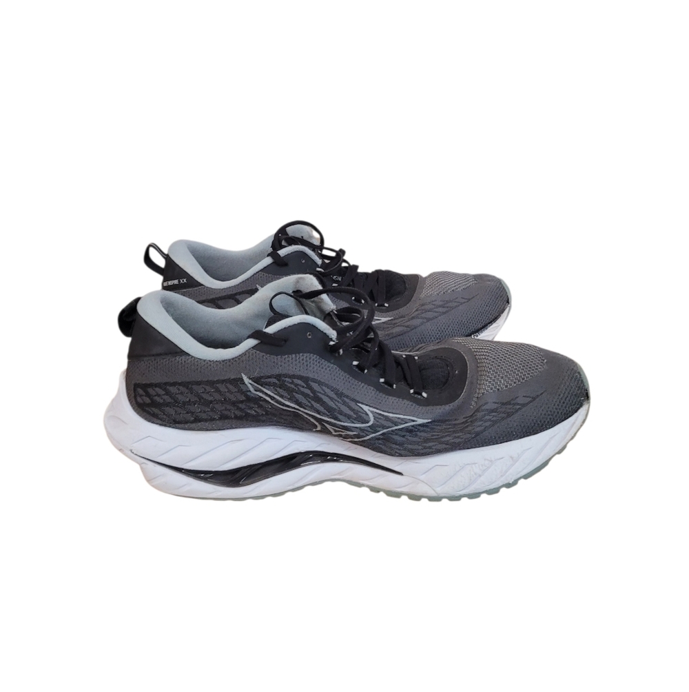 Mizuno Wave Inspire 20 Men's Running Shoes Size 10 Gray Black Sneaker